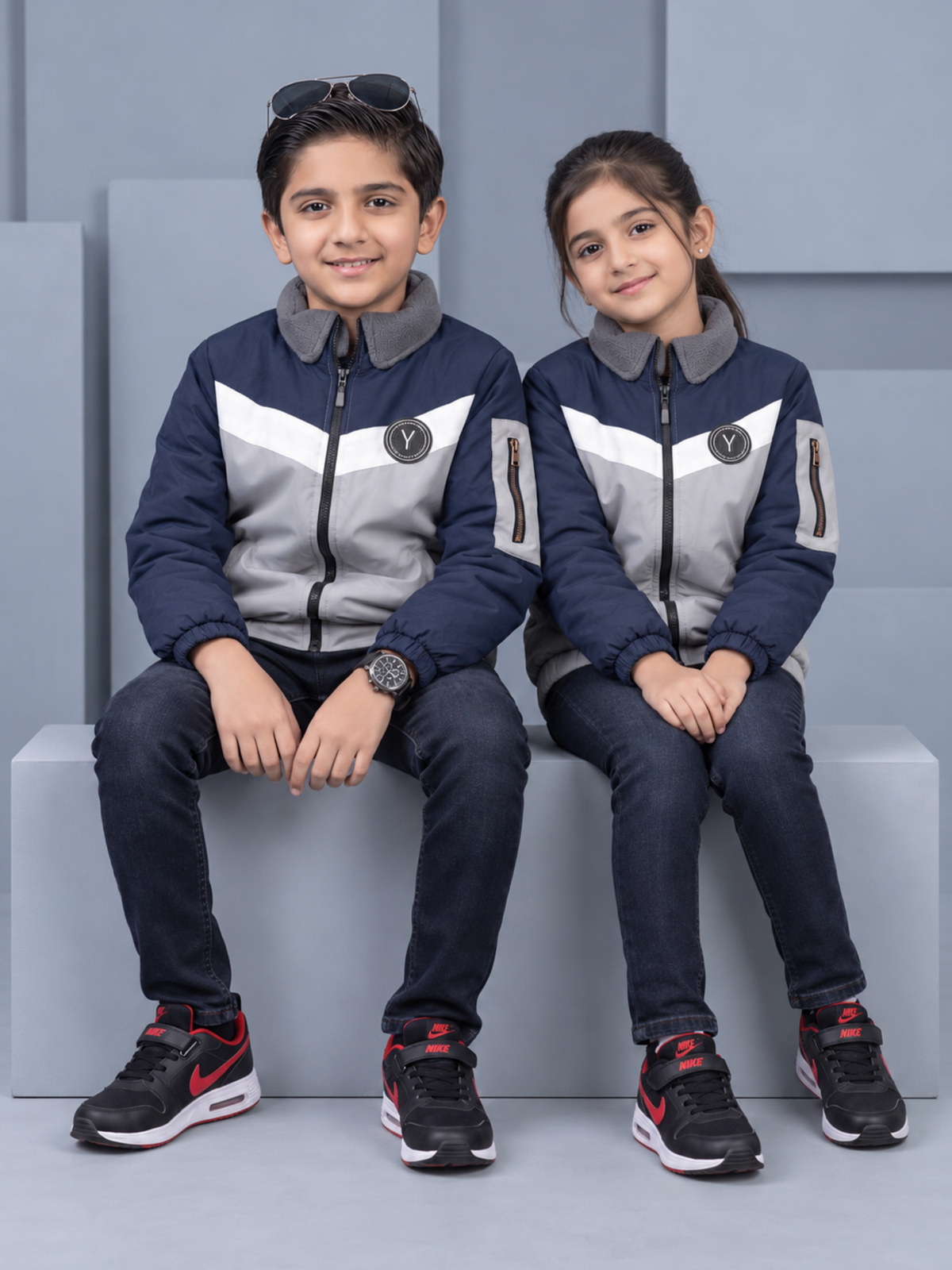 Full Sleeves Puffer Jacket Boys & Girls VJ89-A