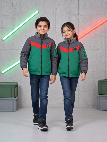 Full Sleeves Puffer Jacket Boys & Girls VJ89-B