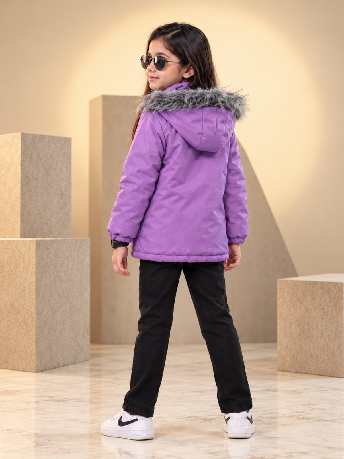 Full Sleeves Puffer Jacket Boys & Girls VJ90-B