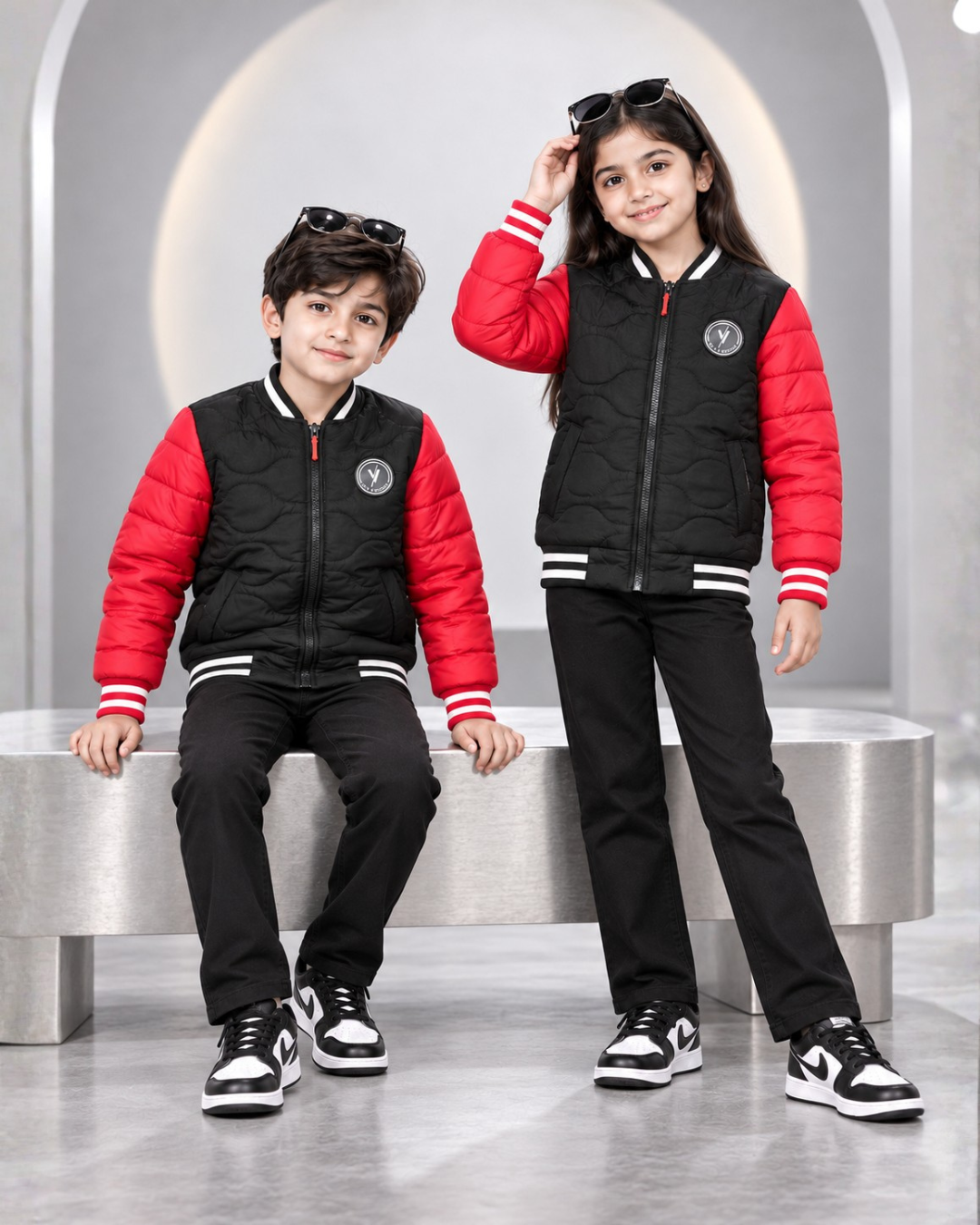 Full Sleeves Puffer Jacket Boys & Girls VJ98-A