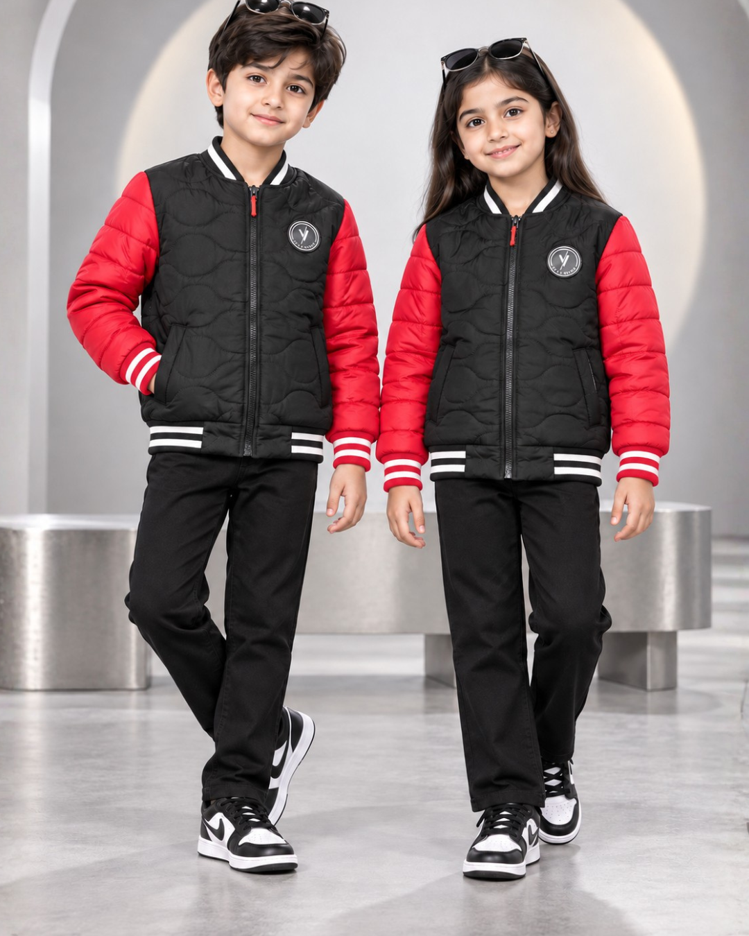 Full Sleeves Puffer Jacket Boys & Girls VJ98-A