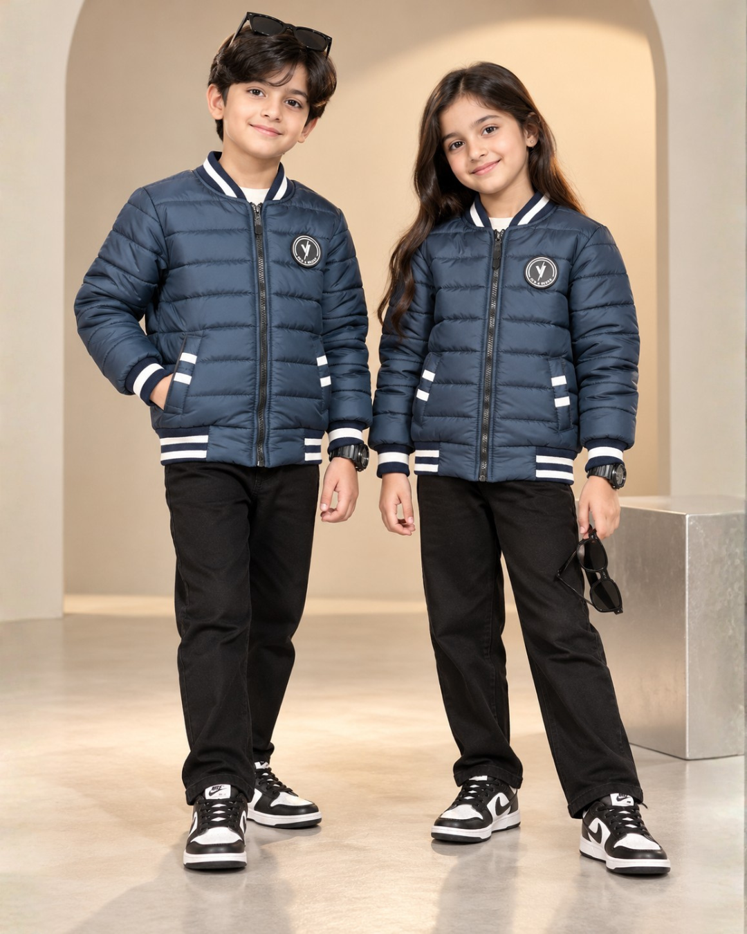 Full Sleeves Puffer Jacket Boys & Girls VJ98-B