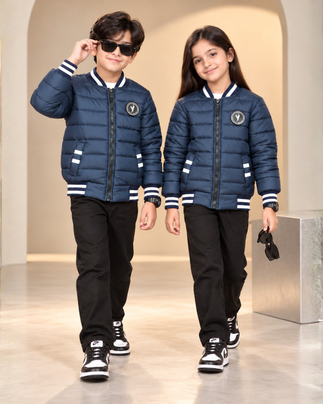 Full Sleeves Puffer Jacket Boys & Girls VJ98-B
