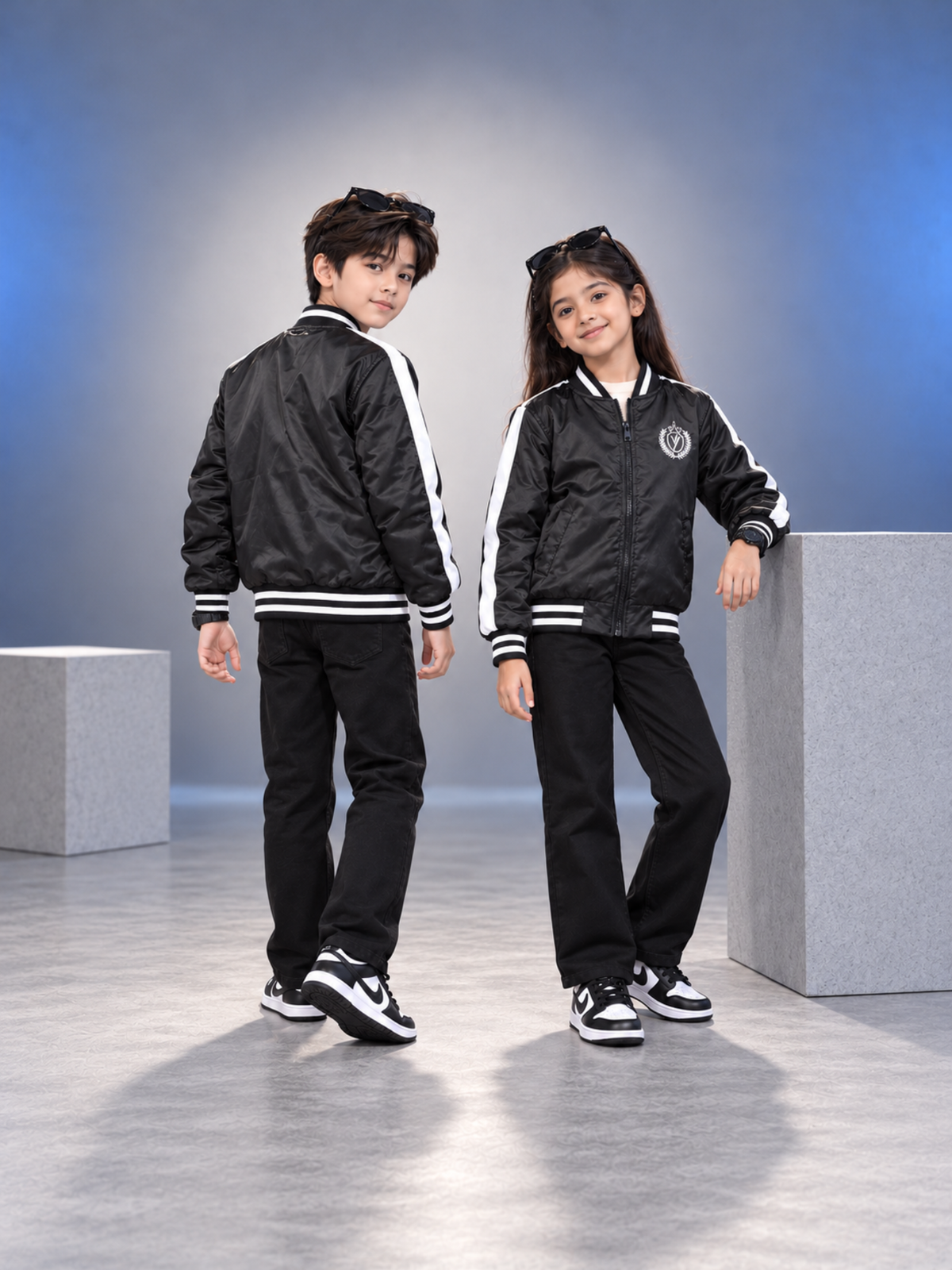 Full Sleeves Puffer Jacket Boys & Girls VJ99-A