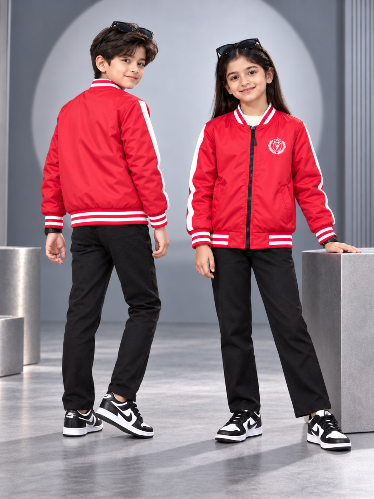 Full Sleeves Puffer Jacket Boys & Girls VJ99-B