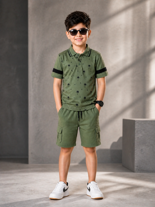 Kids Polo Shirt & Shorts Set VPS05