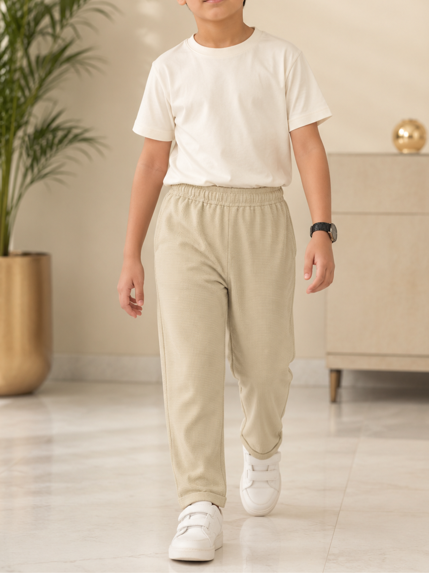 Boys Imported Textured Trouser VT29-A
