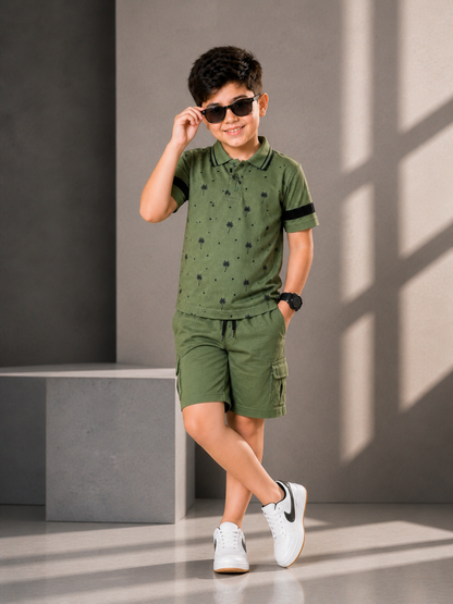 Kids Polo Shirt & Shorts Set VPS05