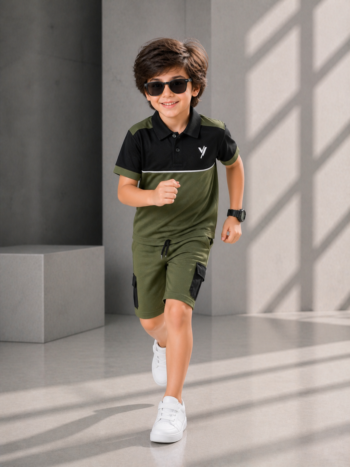 Kids Polo Shirt & Shorts Set VPS02
