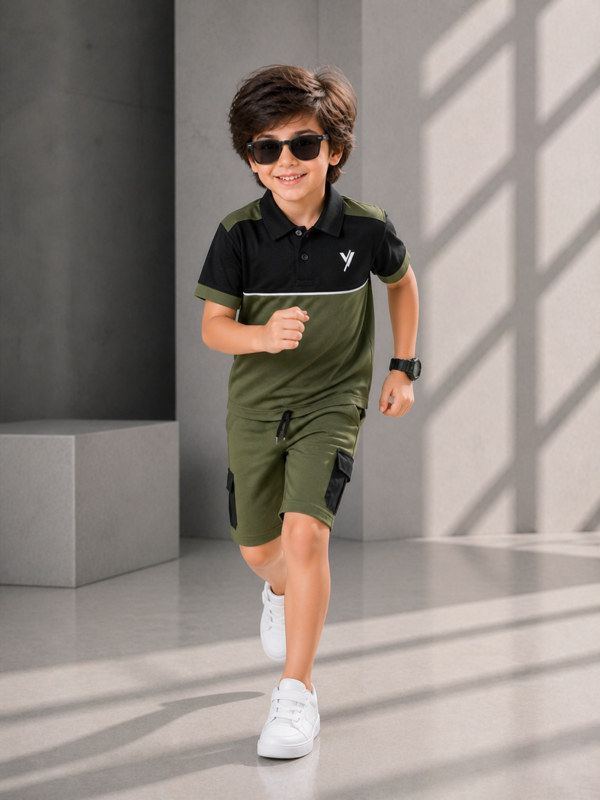 Kids Polo Shirt & Shorts Set VPS02