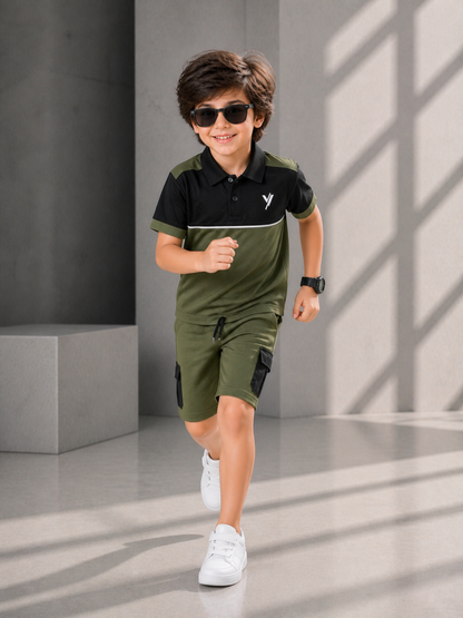 Kids Polo Shirt & Shorts Set VPS02