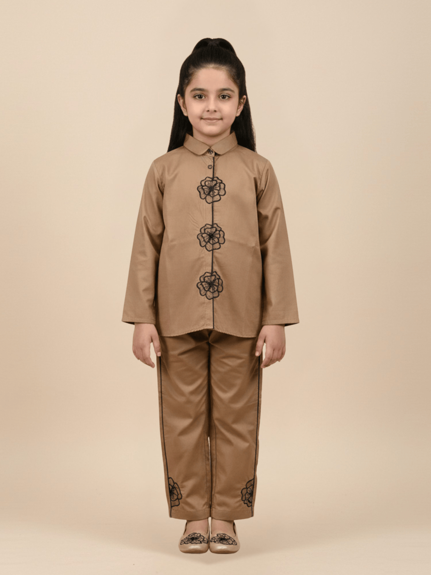 Embridered  Girls Co Ord Set VG182-A