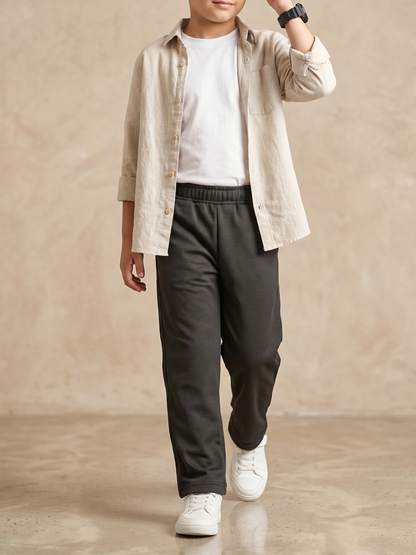 Boys Imported Textured Trouser VT29-B