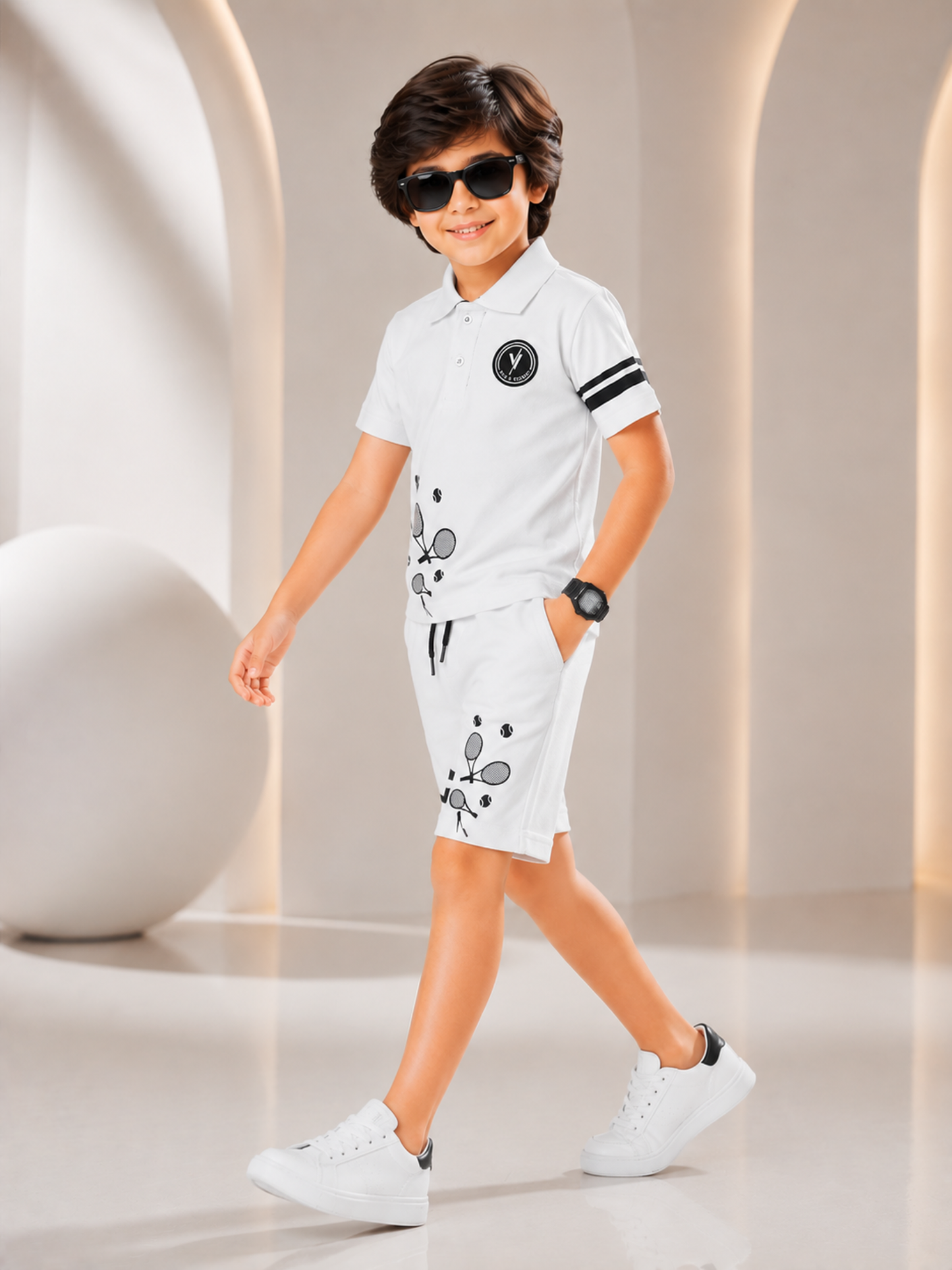 Kids Polo Shirt & Shorts Set VPS04