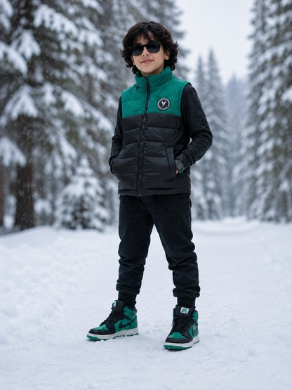 Sleeveless Puffer Jacket Boys & Girls VJ87-A