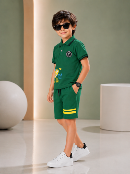 Kids Polo Shirt & Shorts Set VPS03