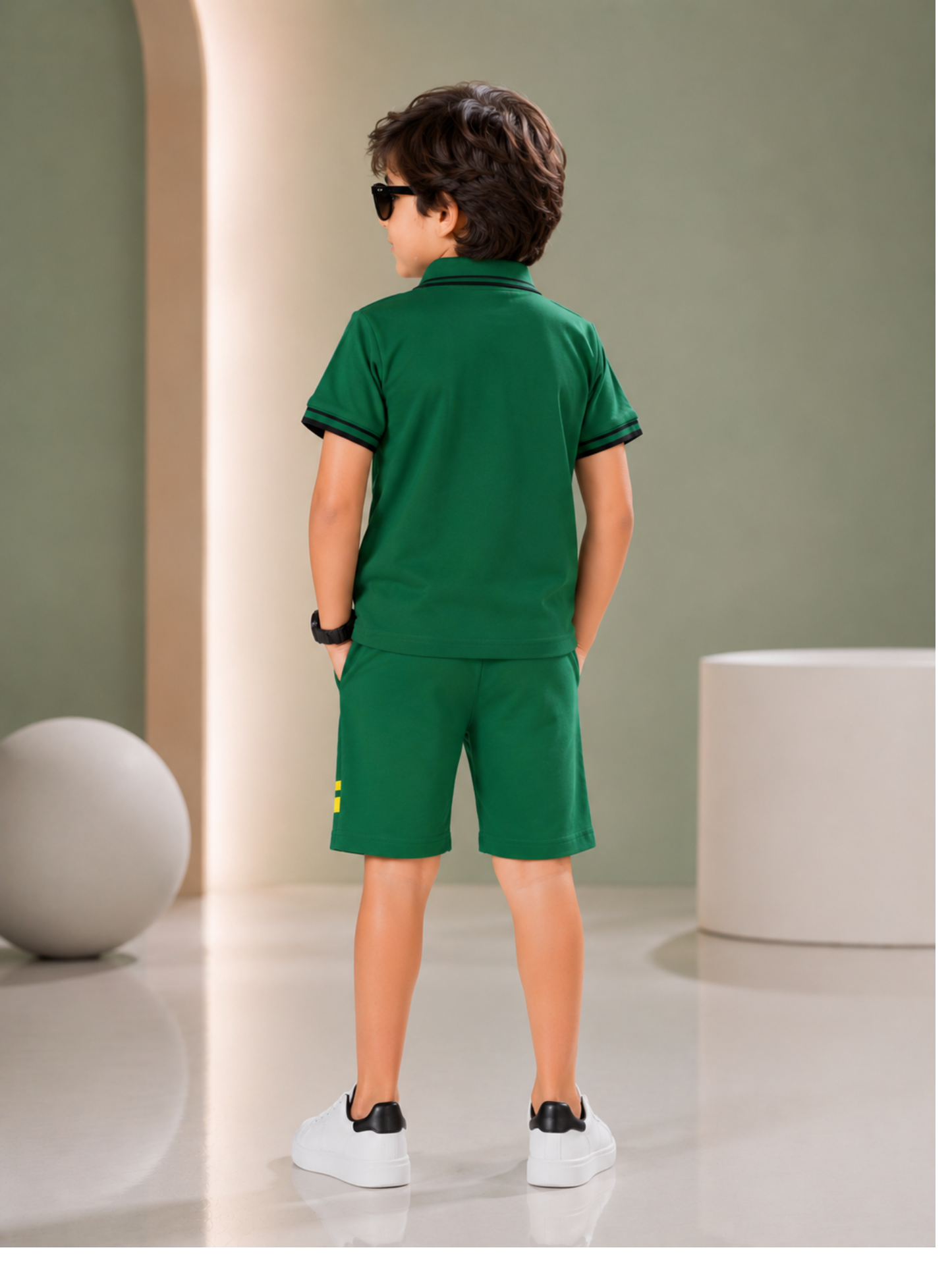 Kids Polo Shirt & Shorts Set VPS03