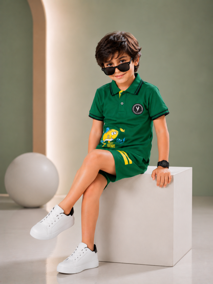 Kids Polo Shirt & Shorts Set VPS03
