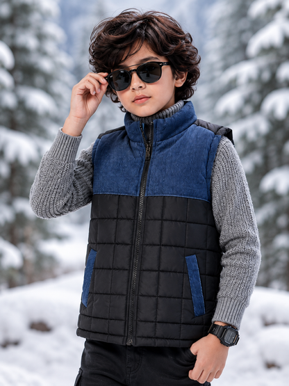 Sleeveless Puffer Jacket Boys & Girls VJ86-B