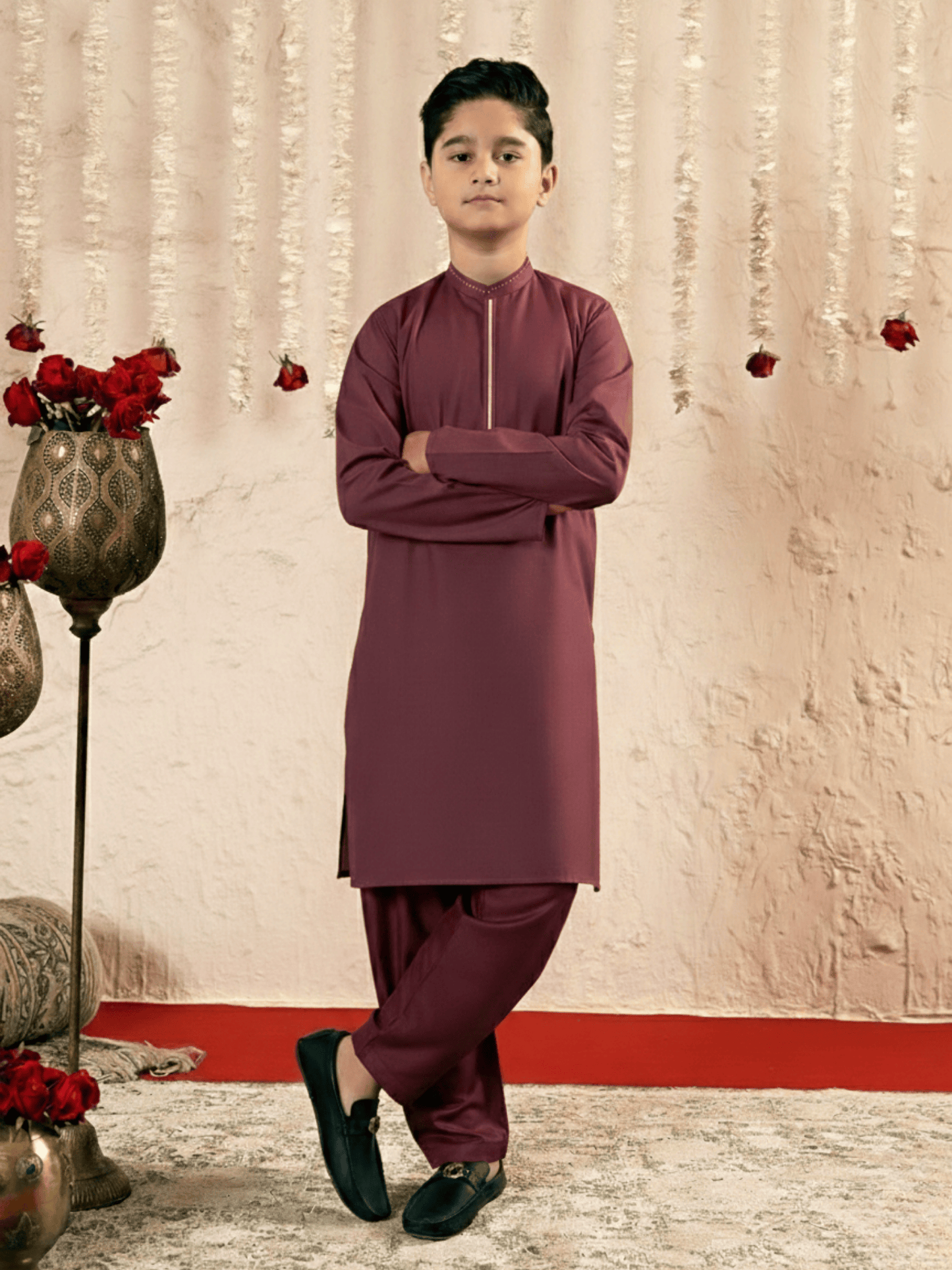 Boys Kurta Shalwar Suit Set ART VB105-A