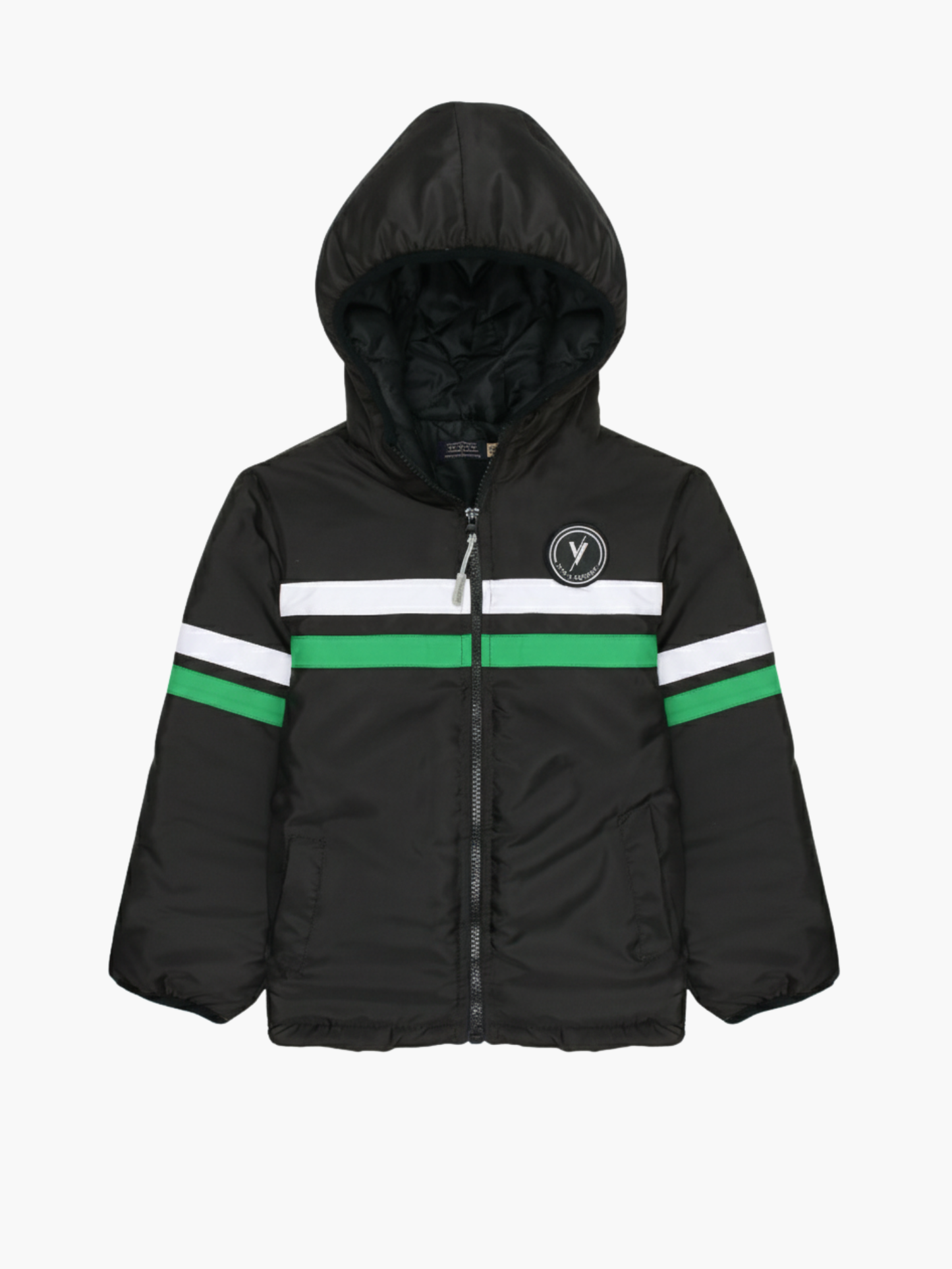 Full Sleeves Hooded Puffer Jacket Boys & Girls VJ78-B