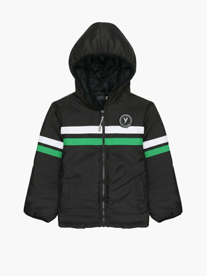 Full Sleeves Hooded Puffer Jacket Boys & Girls VJ78-B