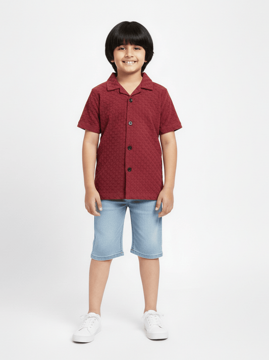 Boys Half Sleeve Casual Shirt VP21-A