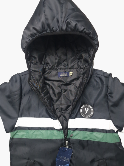 Full Sleeves Hooded Puffer Jacket Boys & Girls VJ78-B