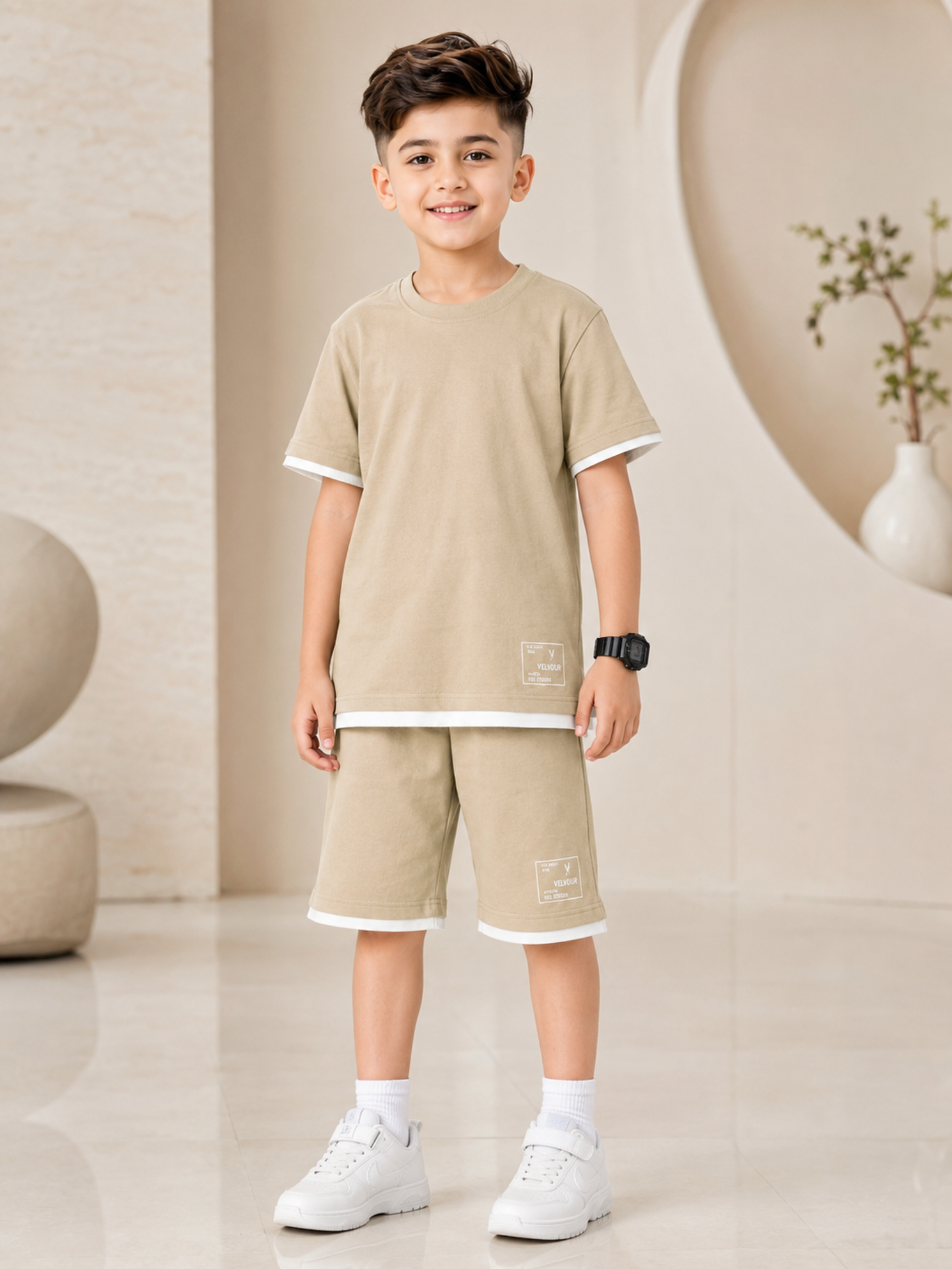 Kids Single Jersey Summer Tarcksuit VST74-B