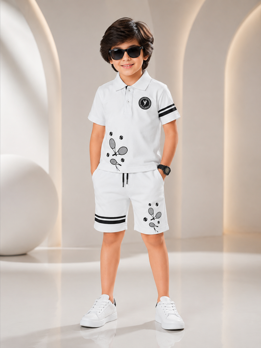 Kids Polo Shirt & Shorts Set VPS04