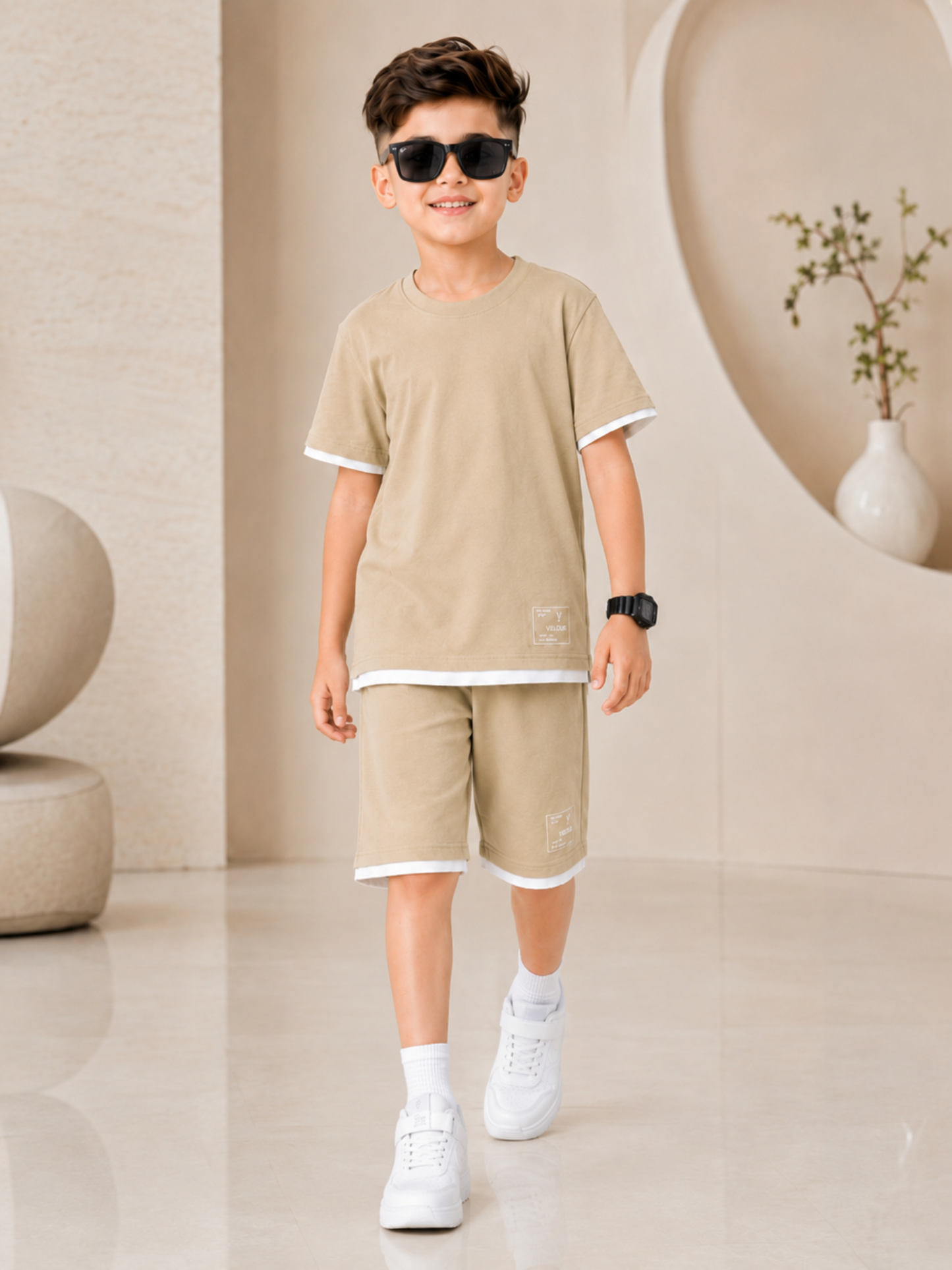 Kids Single Jersey Summer Tarcksuit VST74-B