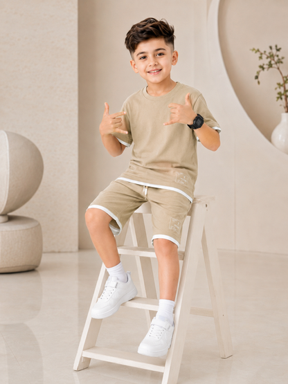 Kids Single Jersey Summer Tarcksuit VST74-B