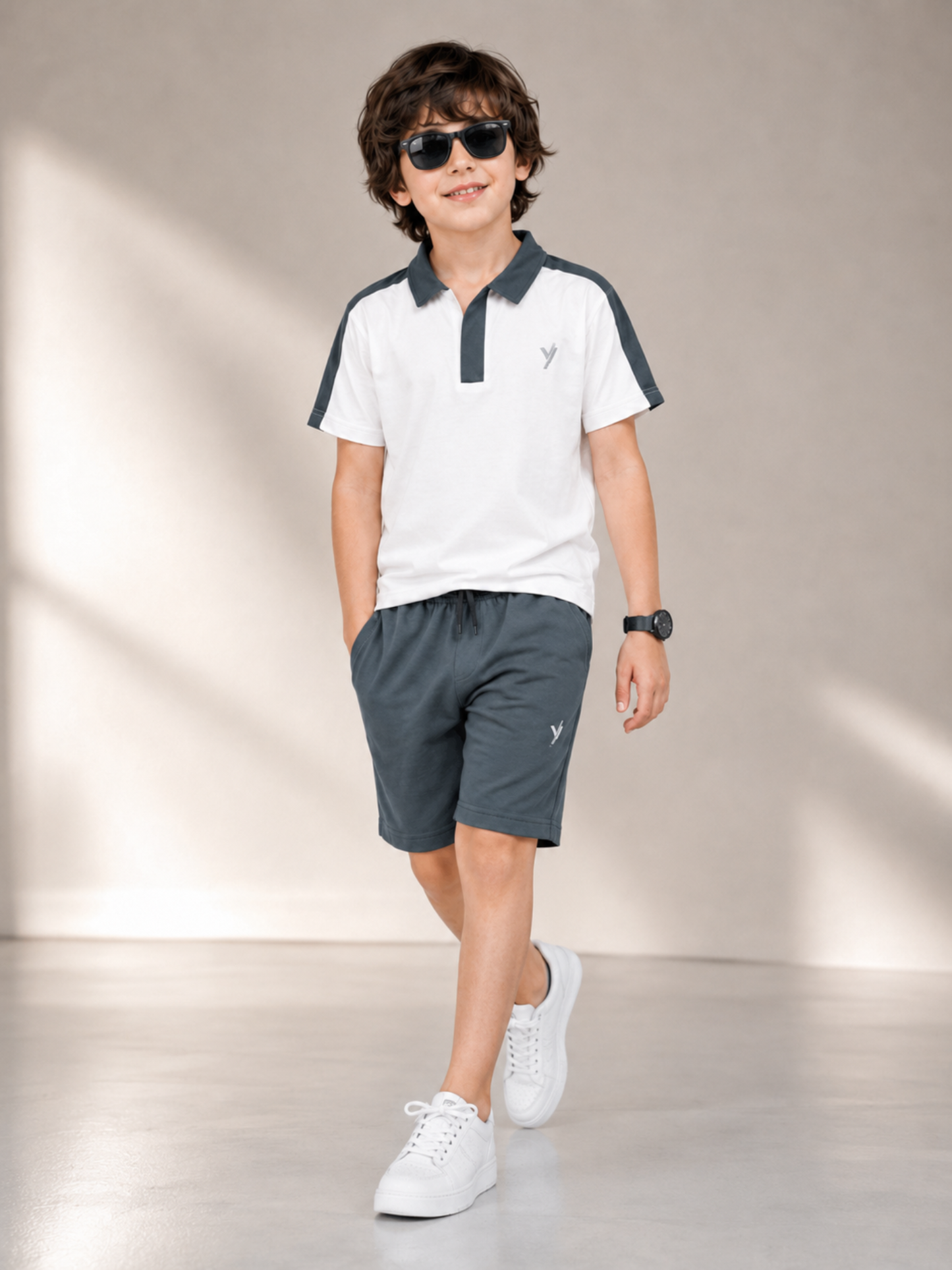 Kids Single Jersey Summer Tarcksuit VST73-A