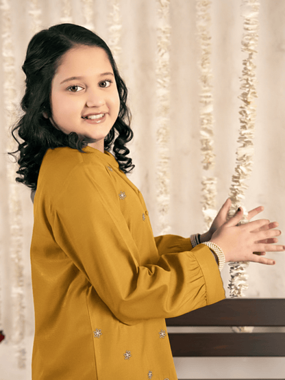 Embroidered Girls Co Ord Set VG190-A