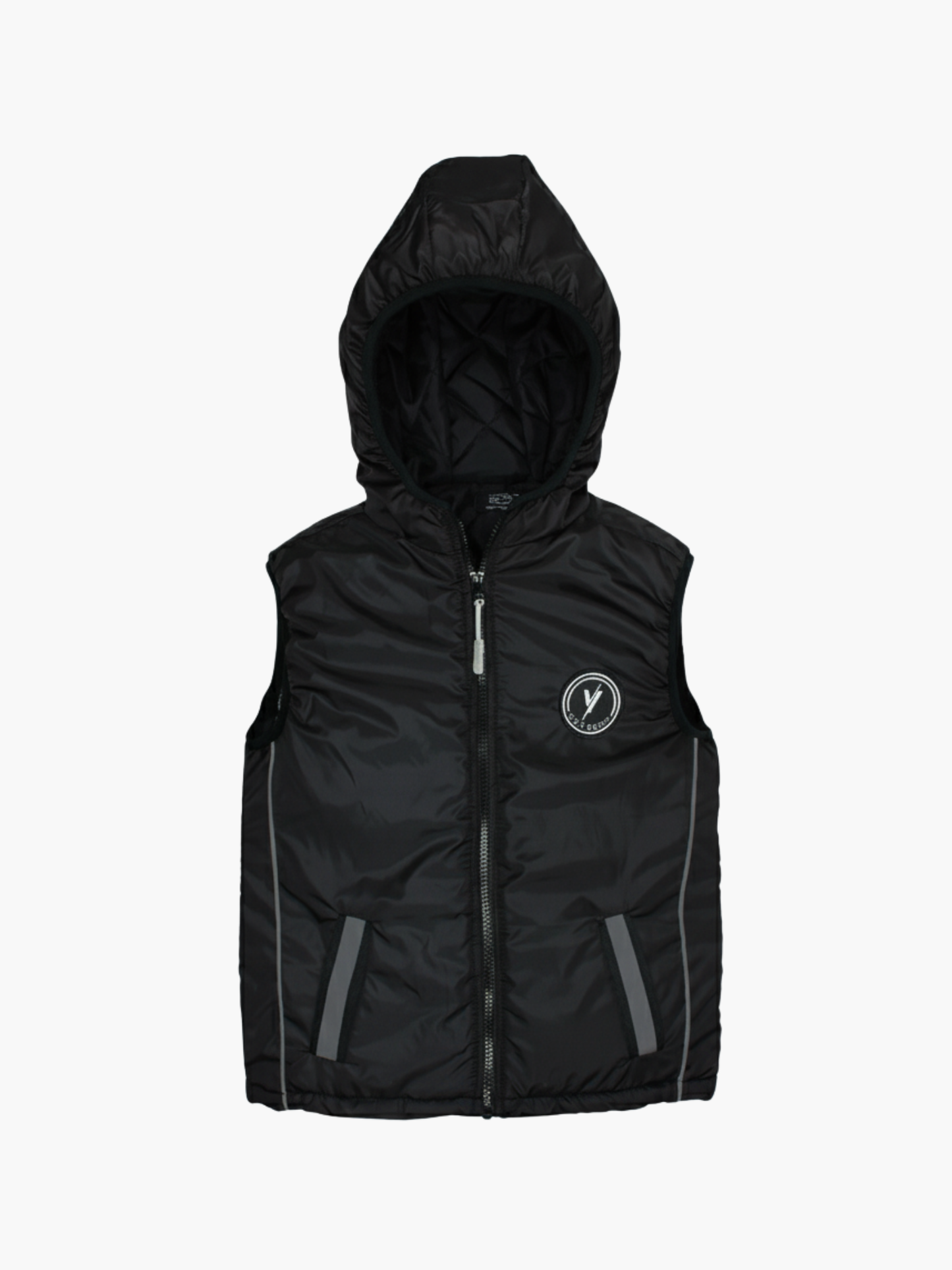 Sleeveless Hooded Puffer For Boys & Girls VJ77-C