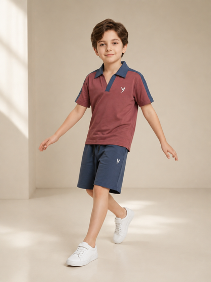 Kids Single Jersey Summer Tarcksuit VST73-B