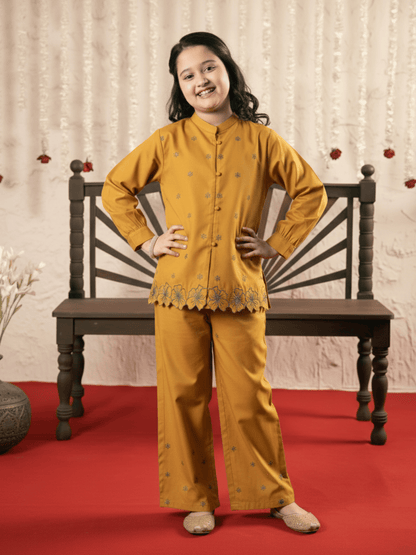 Embroidered Girls Co Ord Set VG190-A