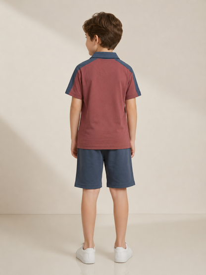 Kids Single Jersey Summer Tarcksuit VST73-B