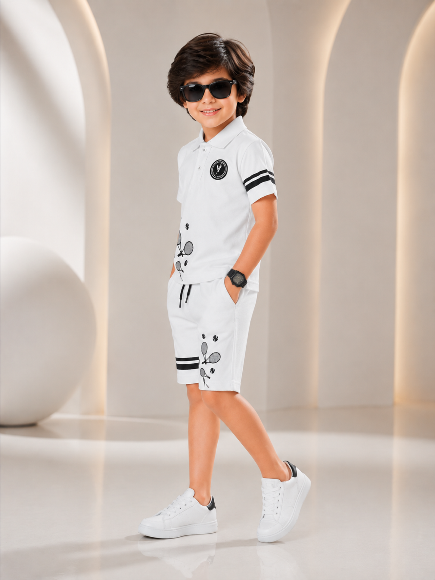 Kids Polo Shirt & Shorts Set VPS04