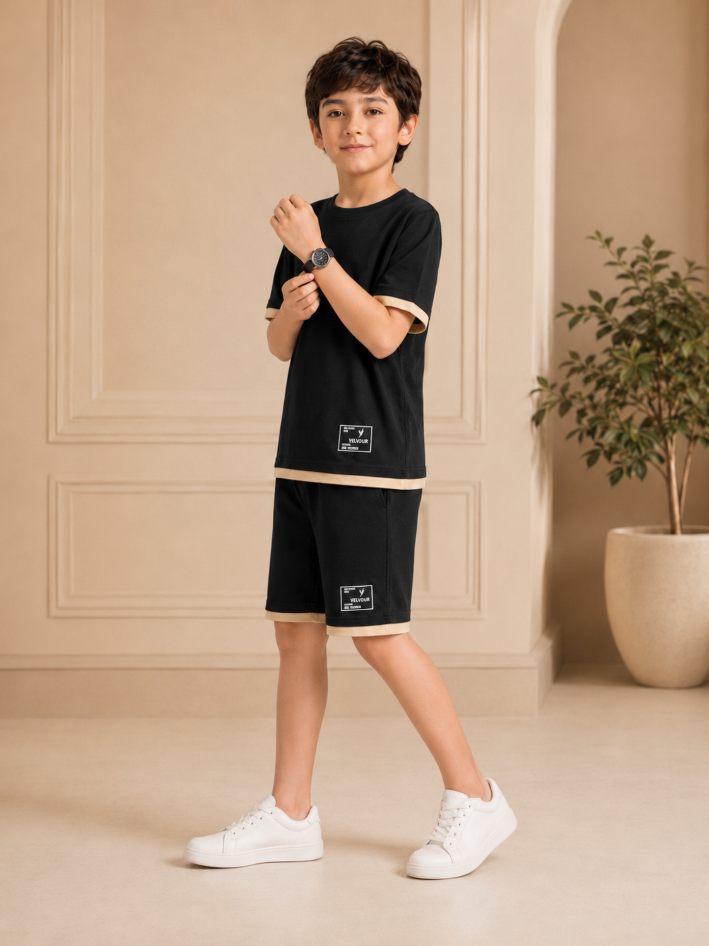 Kids Single Jersey Summer Tarcksuit VST74-A