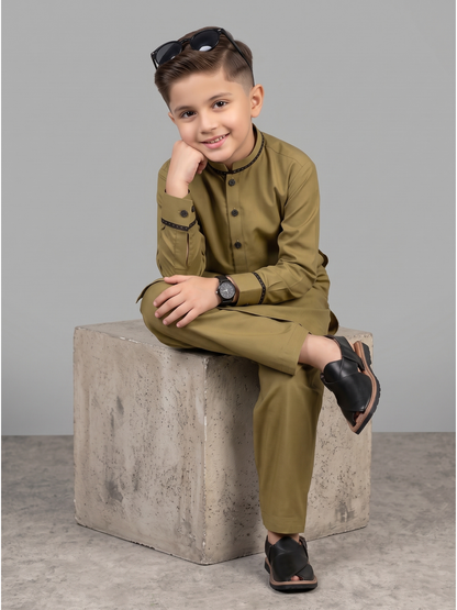 Boy's Kurta Shalwar Suit Set ART #VB0082-B