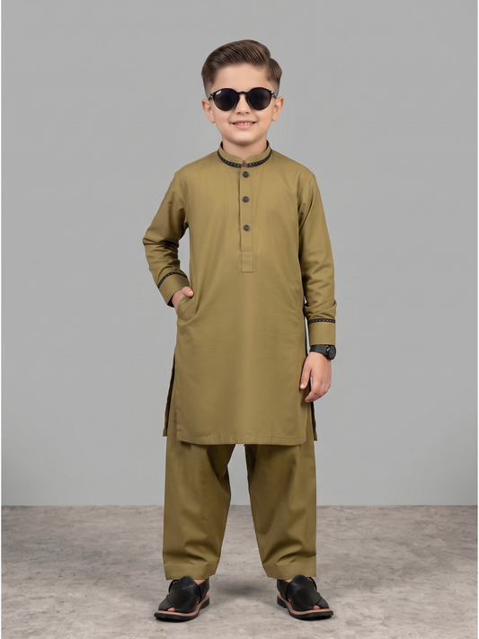 Boy's Kurta Shalwar Suit Set ART #VB0082-B