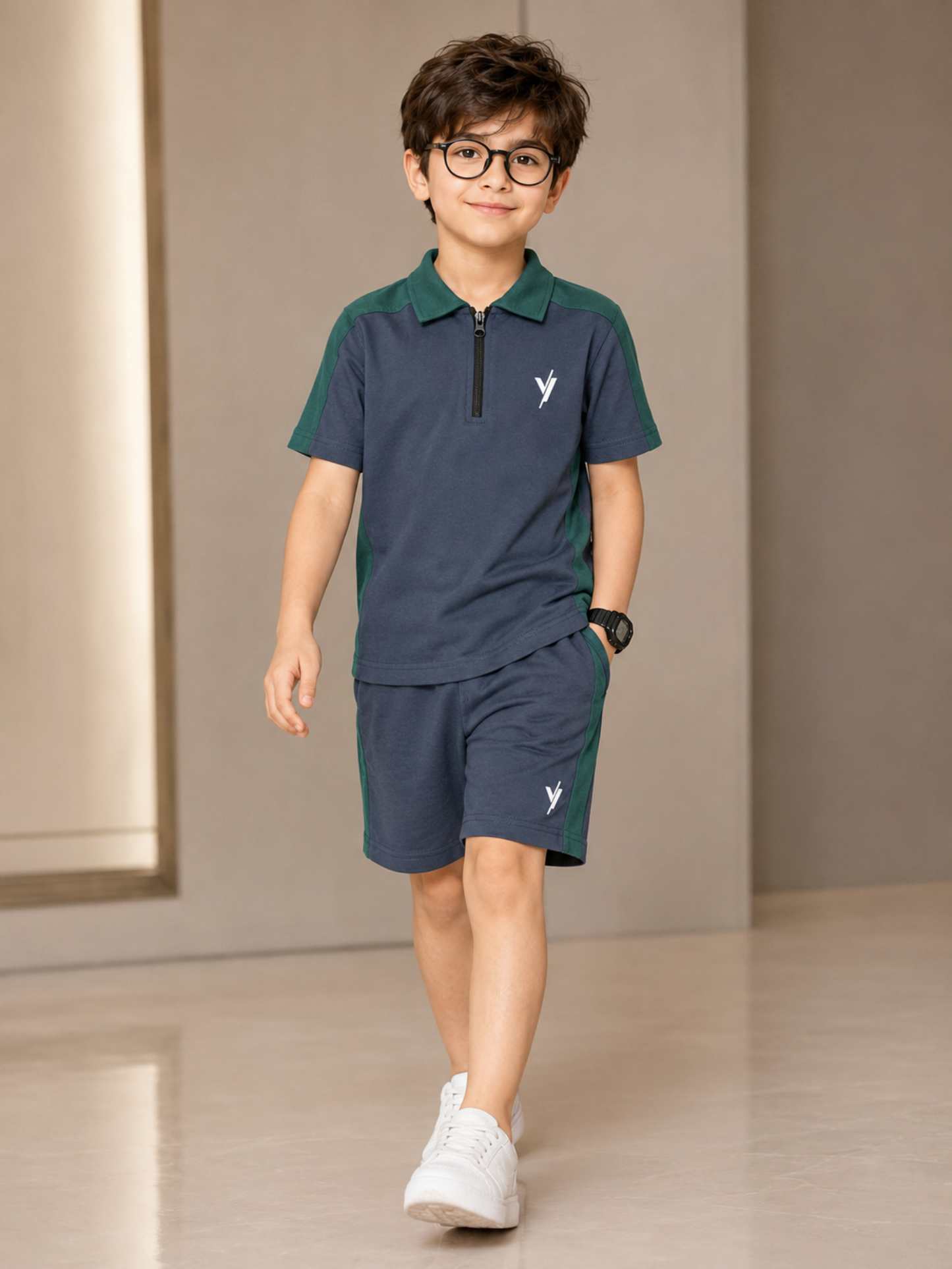 Kids Single Jersey Summer Tarcksuit VST75-A