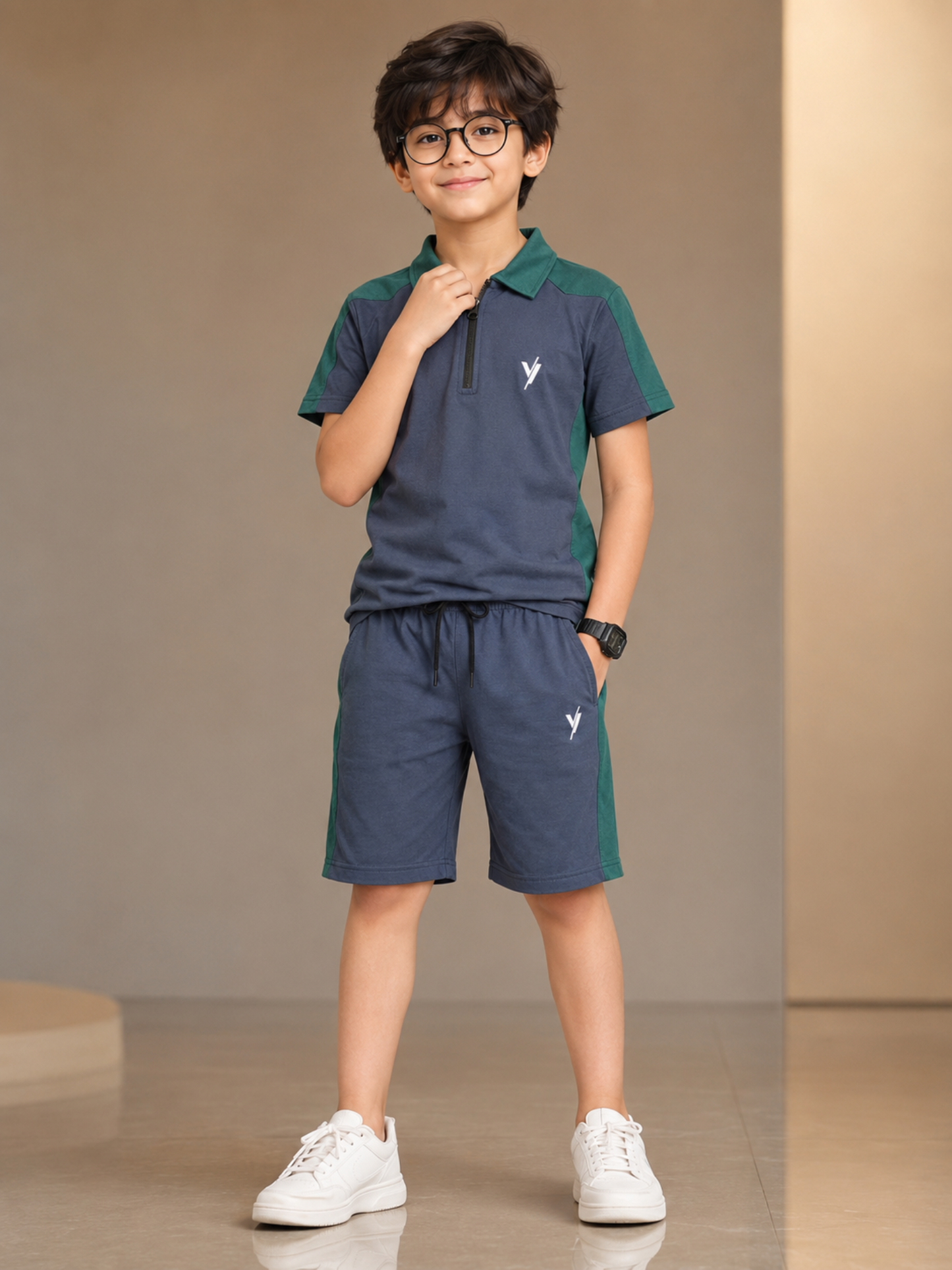 Kids Single Jersey Summer Tarcksuit VST75-A