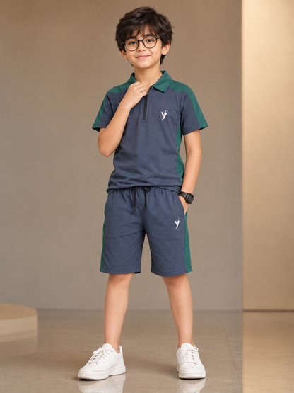Kids Single Jersey Summer Tarcksuit VST75-A