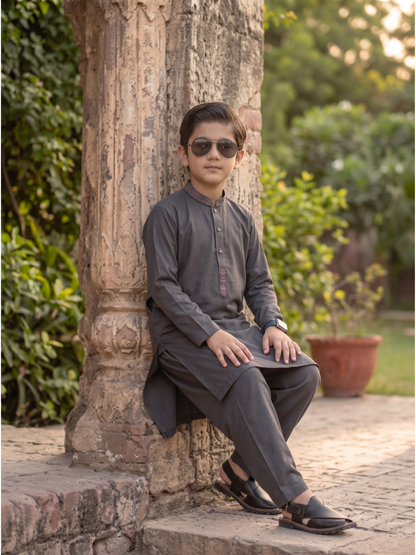Boys Kurta Shalwar 2Pc suit VB213-C