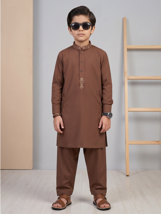 Boys Kurta Shalwar 2Pc suit VB213-B