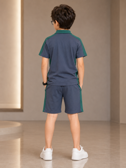 Kids Single Jersey Summer Tarcksuit VST75-A