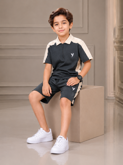 Kids Single Jersey Summer Tarcksuit VST75-B