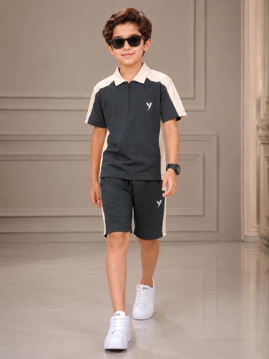 Kids Single Jersey Summer Tarcksuit VST75-B